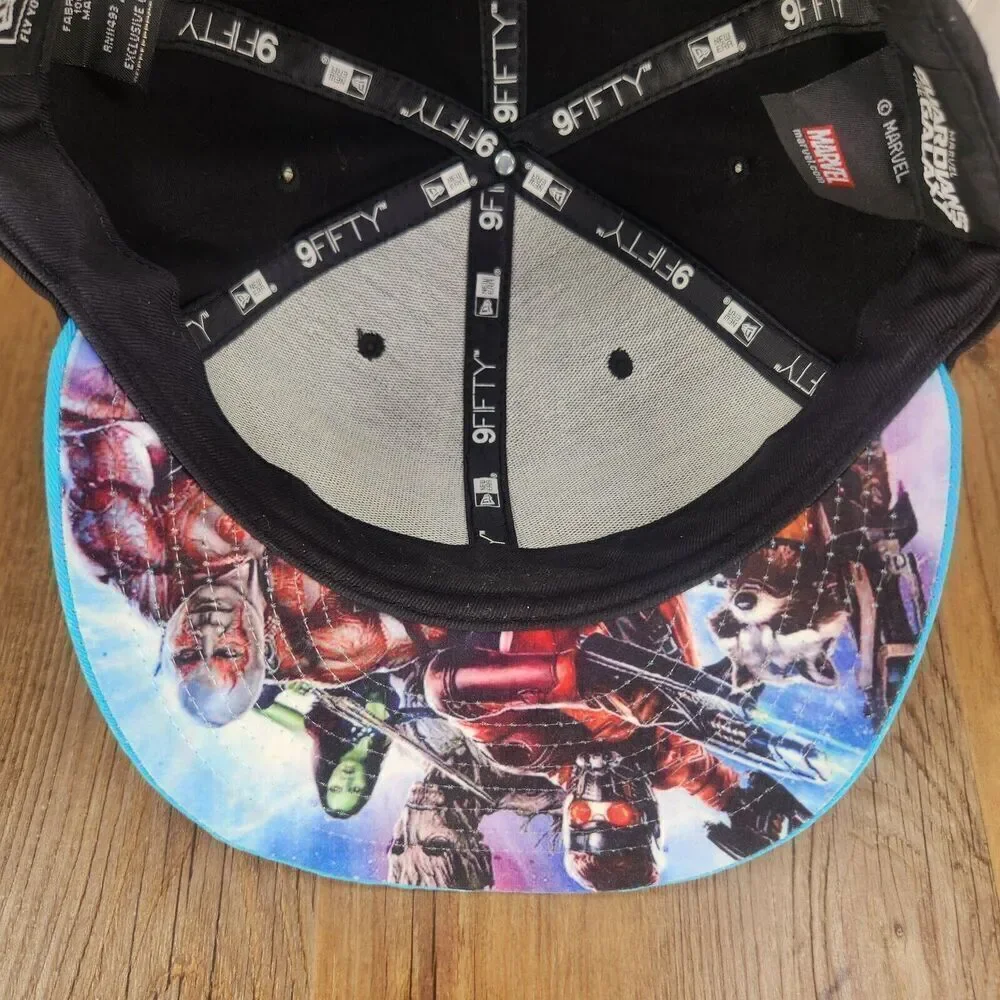 New Era Guardians of the Galaxy Press Start 9fifty Snapback Hat Cap Black Marvel